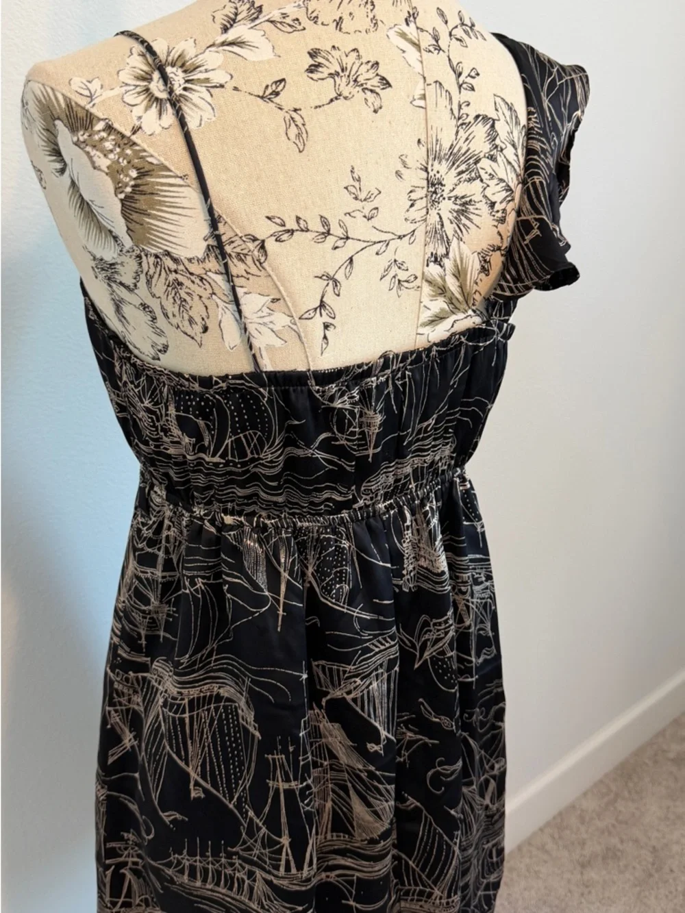 Voom by Joy Han Black One-Shoulder Print Mini Dress - Picture 7 of 12